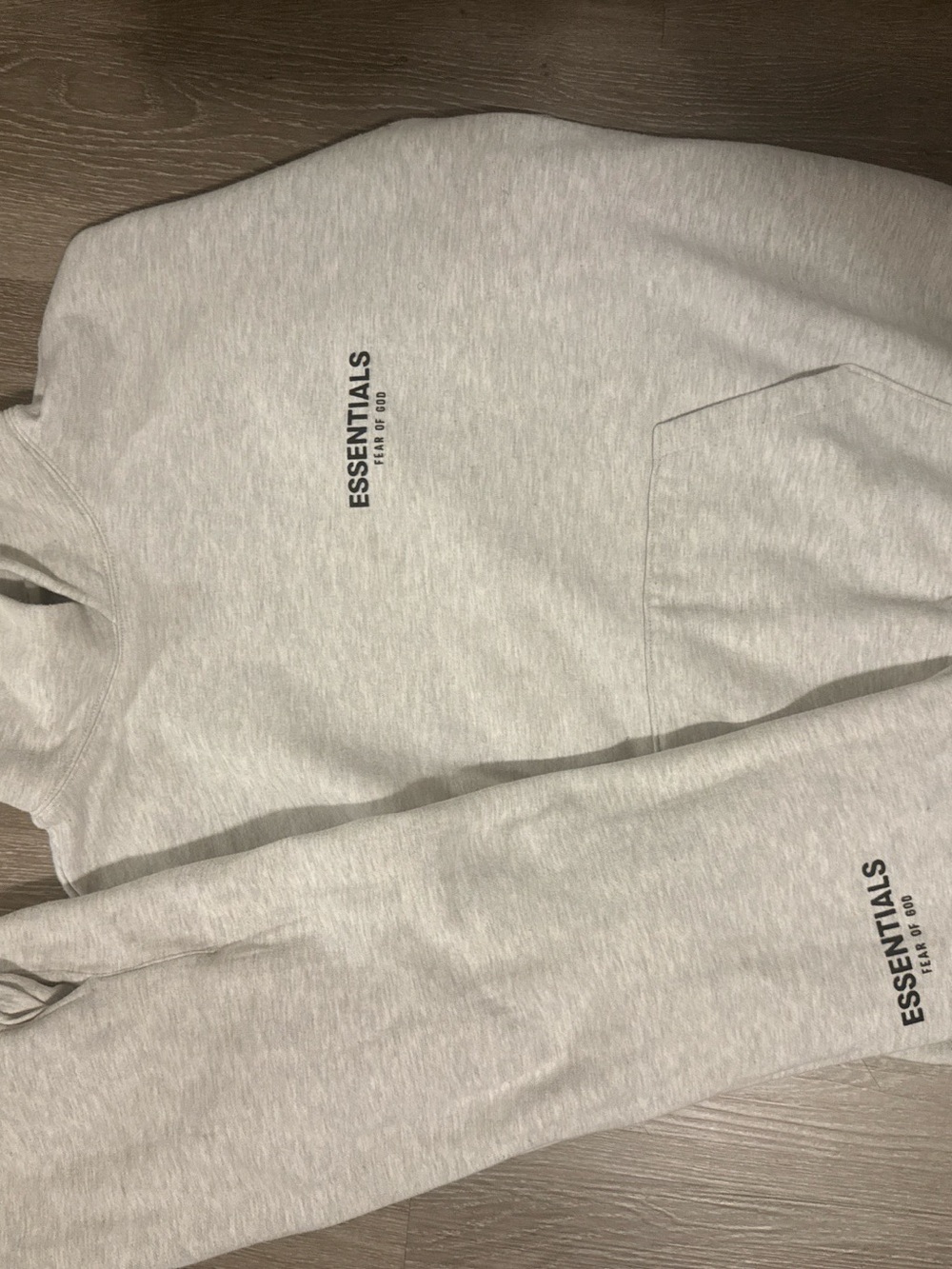 Essentials Gray Jogger Set Like New